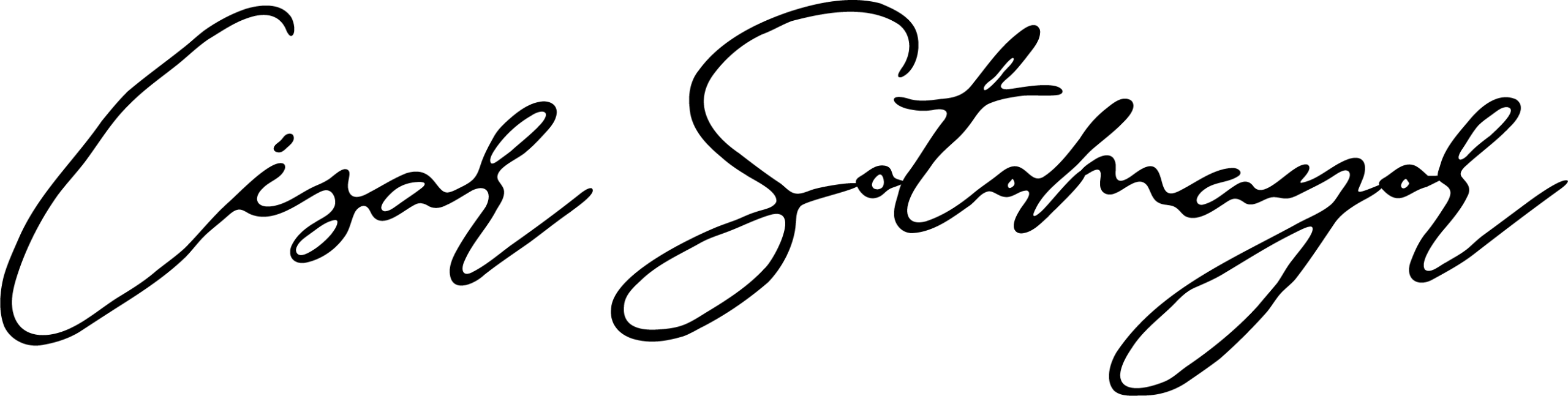 firma César Negra